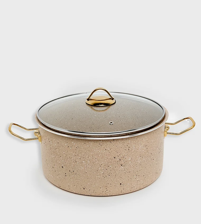 Sur La Table Granite Maqluba Pot Set 32cm Cappuccino