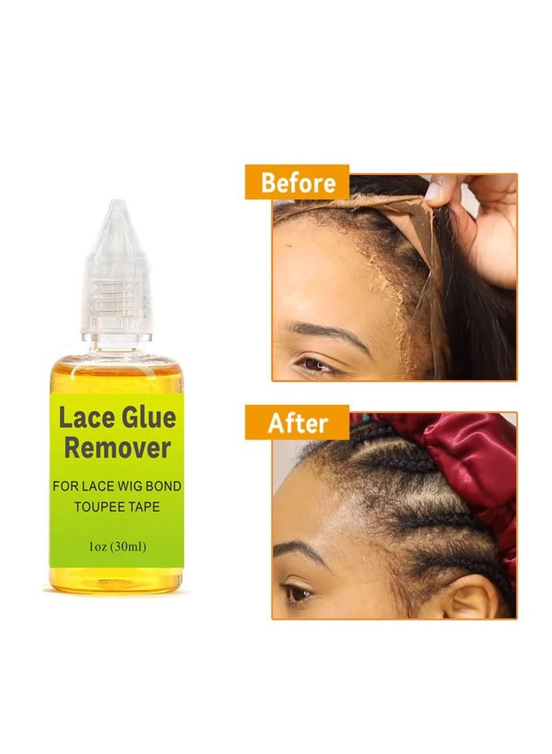 Wig Lace Glue Remover for Front Lace Wig Fast Acting Hair Extensions Remover 30ML - Image 4