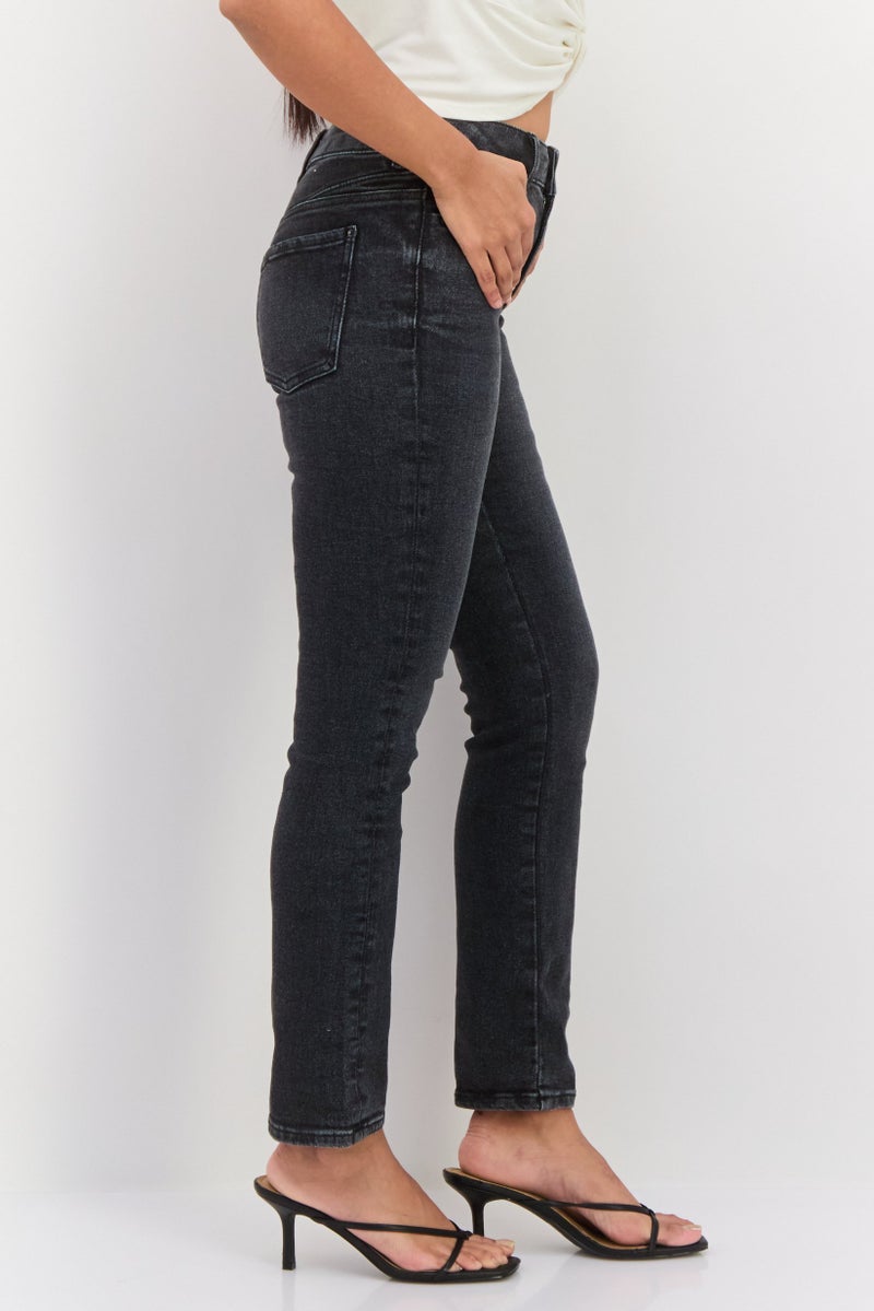 ESPRIT Women Regular Fit Straight Leg Jeans, Grey - Image 2