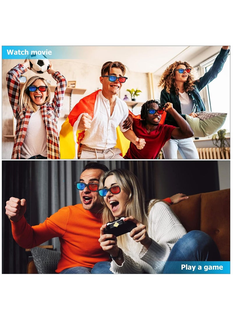 Red Blue 3D Glasses for Movie/Game - Image 4