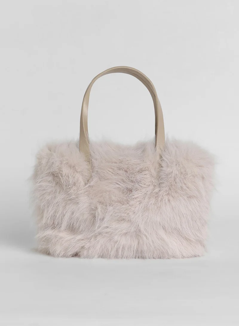 صوص هاوت The Fur Hand Bag - Baby Pink