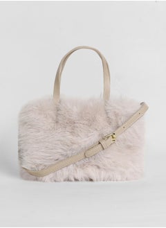 Haute Sauce The Fur Hand Bag - Baby Pink  - Image 4