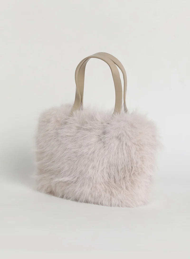 صوص هاوت The Fur Hand Bag - Baby Pink