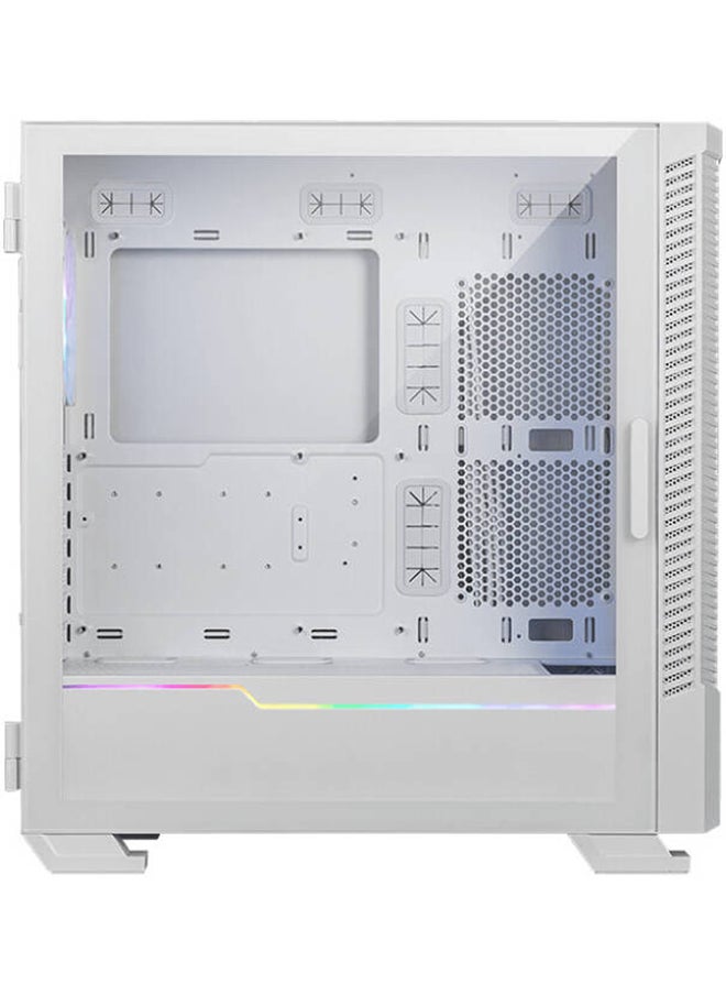 MSI MPG VELOX 100R Mid-Tower ATX Gaming PC Case, Tempered Glass Front Panel, 4x 120mm ARGB Fans, Support Up to 360mm Radiator, Vertical GPU Mount, Optimized Airflow, Type-C, 306-7G18W22-809 White  - Image 3