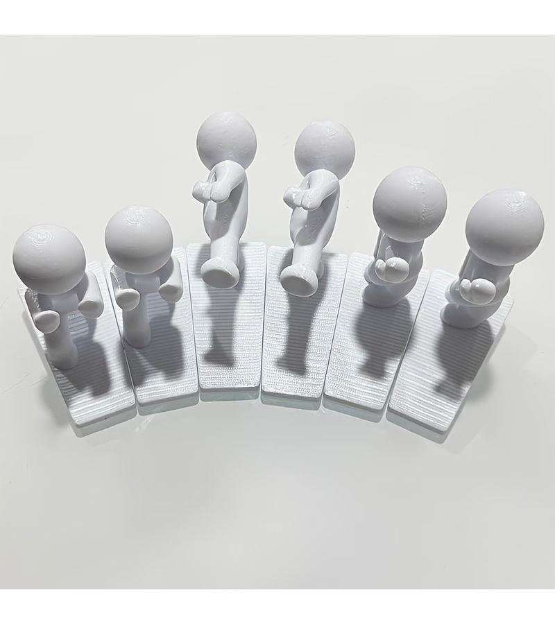 قطعتان من مانع انزلاق الأبواب المنزلقة بقاعدة مرنة مضادة للانزلاق، تحمي الجدران والأرضيات، وتُعدّ عنصرًا للديكور المنزلي. - Image 2