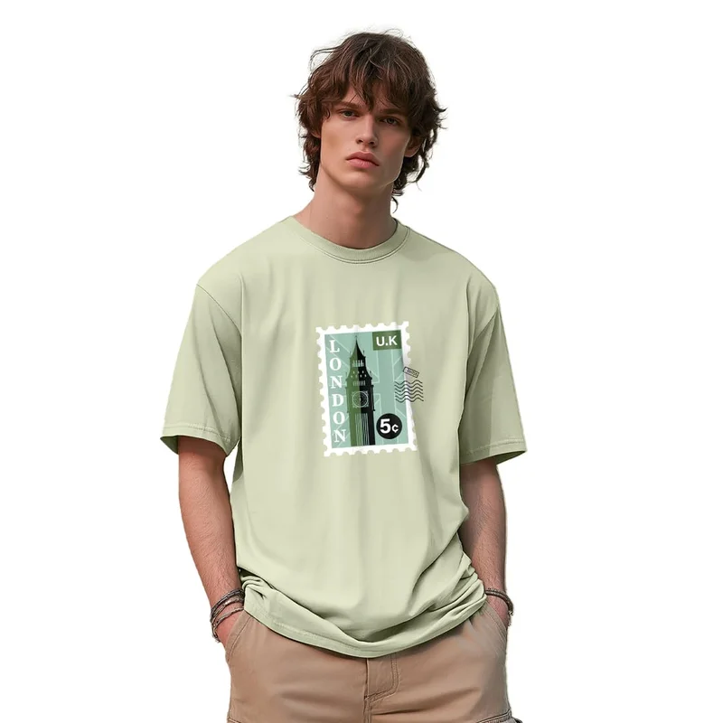 NOBERO Cotton Graphic Print T-Shirt for Men