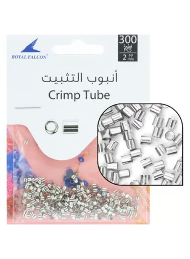 Royal Falcon Falcon Crimp Tube 2 mm Rhodium.06 kg ( .13 lb ) - Image 1