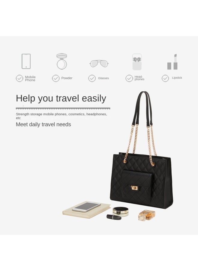 YEARCON Thoughtful Gift Pick】2025 Trendy Quilted Shoulder Bag, Chanel-inspired Chain Strap Crossbody Bag For Women, Perfect Gift For Girlfriend - Image 4