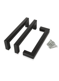 3Pack Black Square Cabinet Pull 5In Drawer Handle Stainless Steel Modern Hardware for Kitchen and Bathroom Cupboard Dresser Pulls - pzsku/ZF094E5F507D35B08D3EEZ/45/_/1695692752/46910f29-5d44-4c35-8f2a-2d6b6b12014c