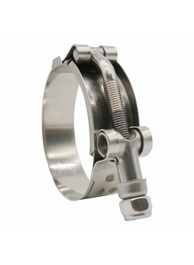 Roadformer 2" T-Bolt Hose Clamp - Working Range 56mm - 64mm for 2" Hose ID, Stainless Steel Bolt, Stainless Steel Band Floating Bridge and Nylon Insert Locknut (56mm - 64mm, 2 pack) - Image 5