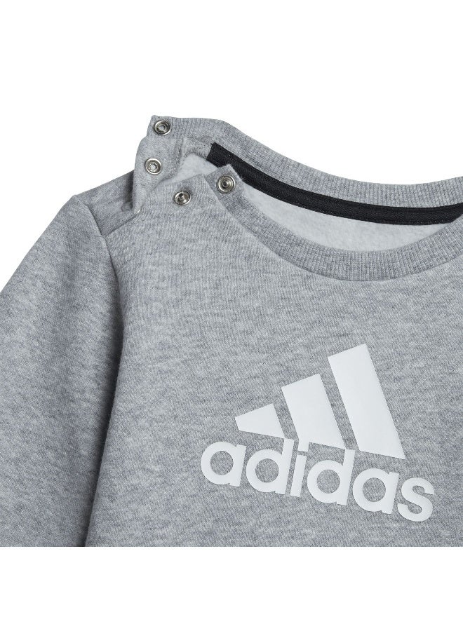 Adidas I Bos Logo Jog Grey Training Suits 0-3M - Image 3
