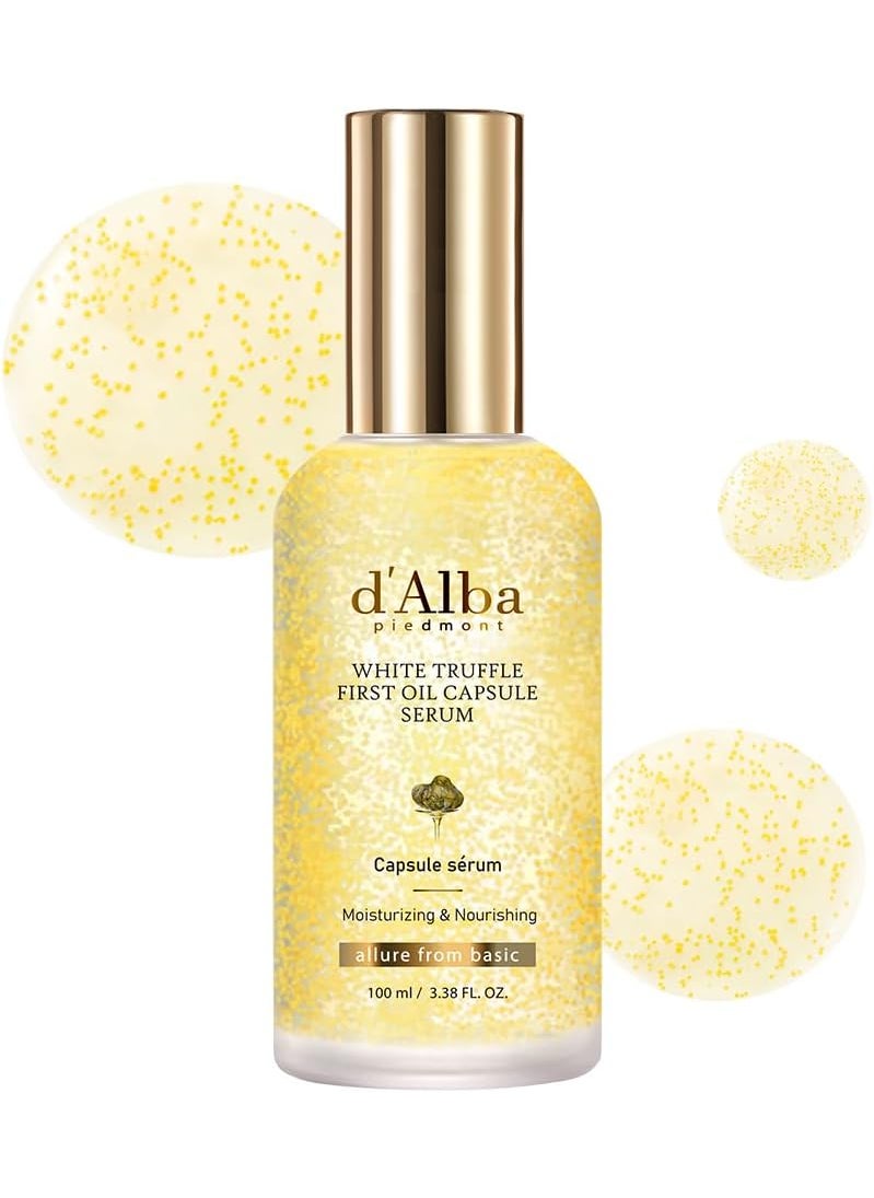 d'alba Piedmont - dalba Piedmont White Truffle Oil Capsule Serum Daily Vita Boost for Luminous Skin Double Vitamin Formula Korean Skin Care 338fl oz - Image 1