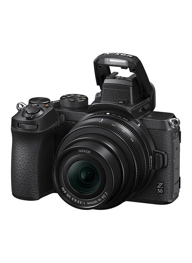 نيكون طقم كاميرا من دون مرآة Z50 مزود بعدسة DX مقاس 50-16 مم - Image 2