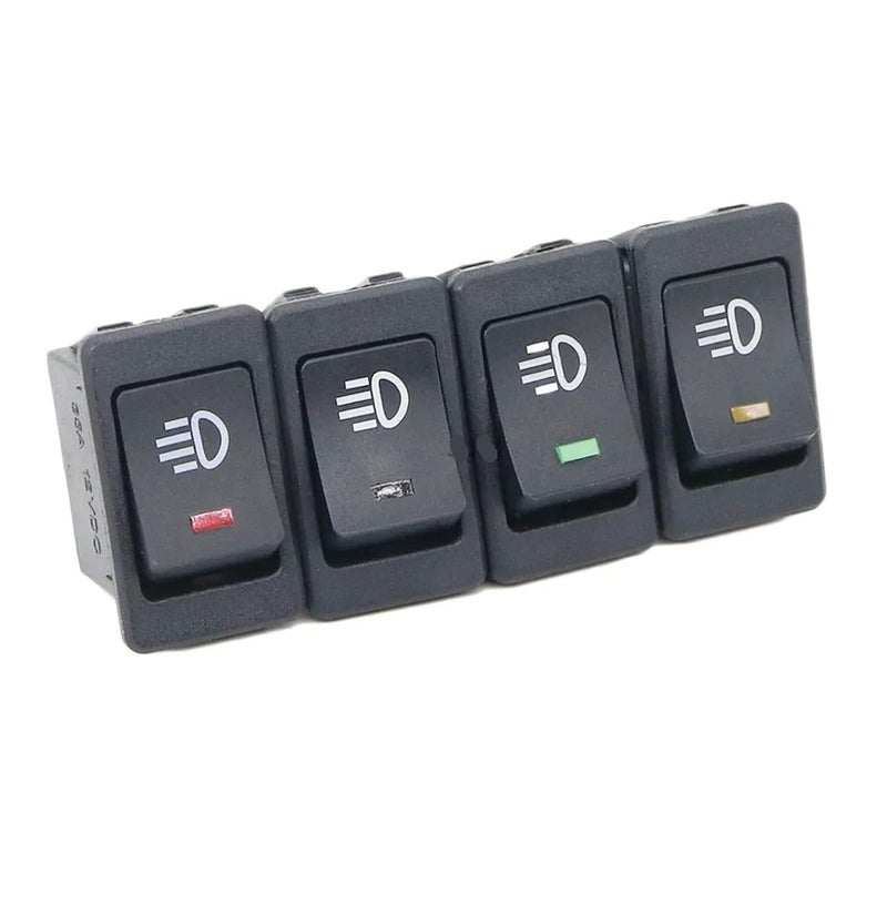 KCD4 Rocker Switch ON-Off 2 Position 4 Pins LED Push Button 12v 35A Automobile refitting Fog lamp Switch with Light(Green) - Image 4