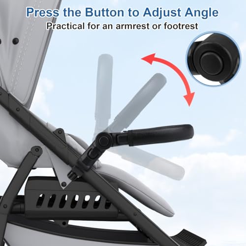 SAFIGLE Universal Baby Stroller Bumper Bar Replacement Adjustable Detachable Pu Leather Handrail Crossbar Compatible with 98 Strollers 15.3 Inch - Image 3