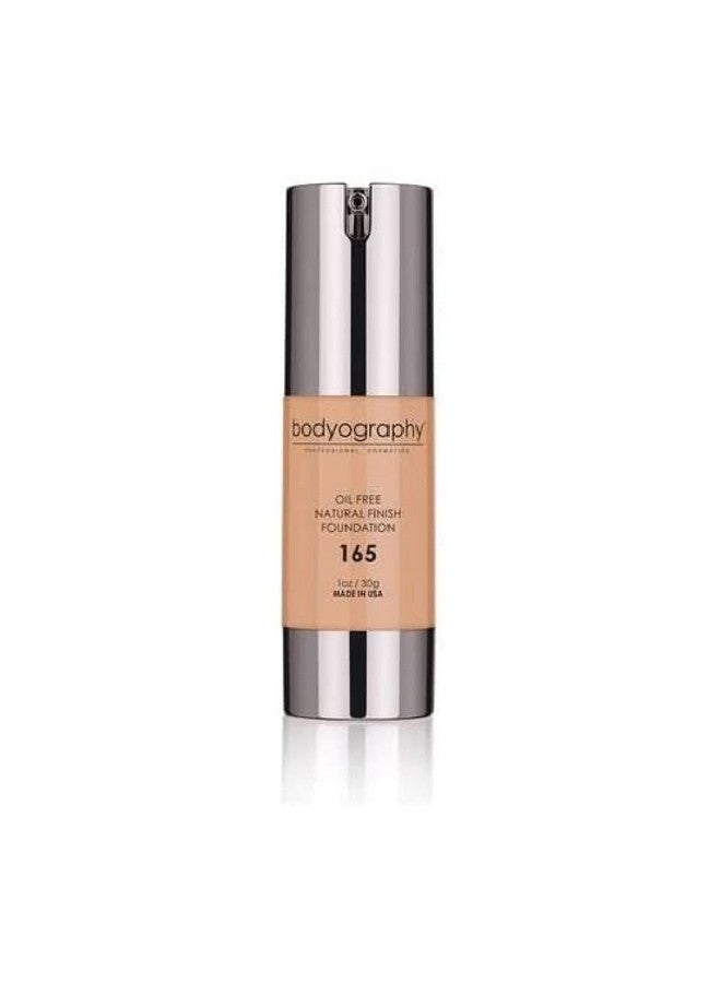 Bodyography Matte Foundation Makeup (Medium165): Oil Free Anti Aging Salon Natural Finish W/ Vitamin E C Antioxidants ; Vegan Gluten Free Paraben Free - Image 2