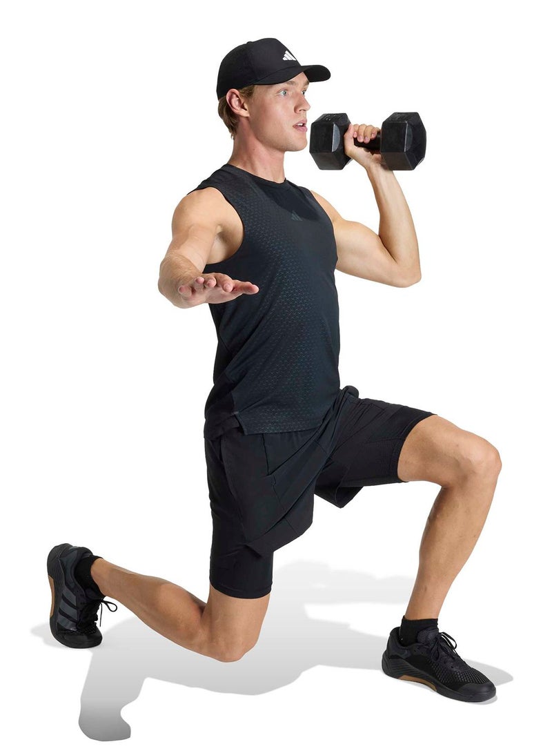 Adidas D4T Workout 2In1 Shorts - Image 5