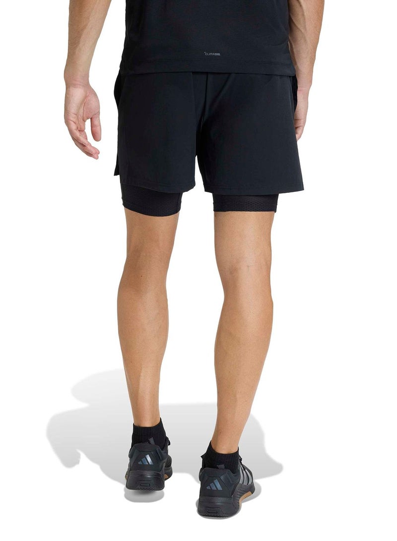 Adidas D4T Workout 2In1 Shorts - Image 2