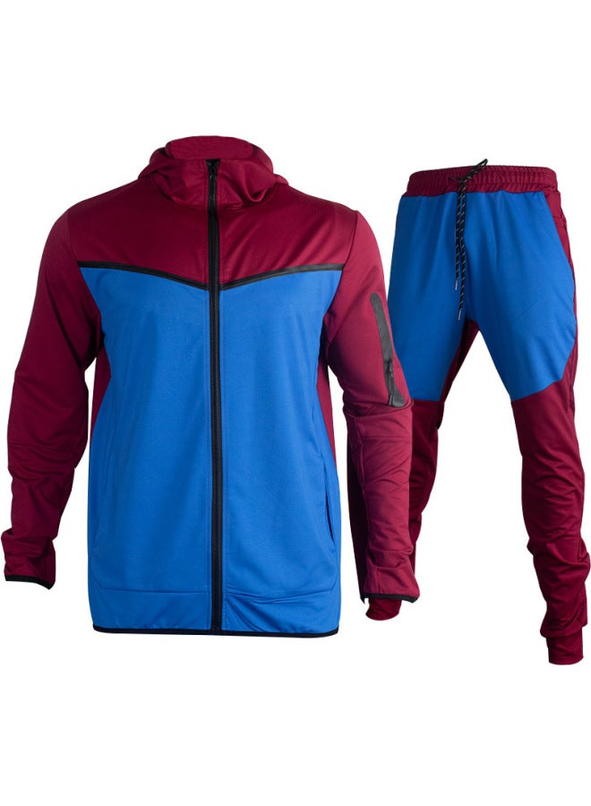 Trendy Men's Suits, Spring And Autumn Sportswear, Casual Jackets And Sweatshirts, Two-piece Set - Image 1