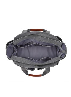 Arabest Baby Diaper Bag Tote with Changing Pad & Pacifier Case, Multi-Function Diaper Tote Bag for Women with Adjustable Strap for Traveling, and Outdoors (Polyester, Grey)  - Image 4