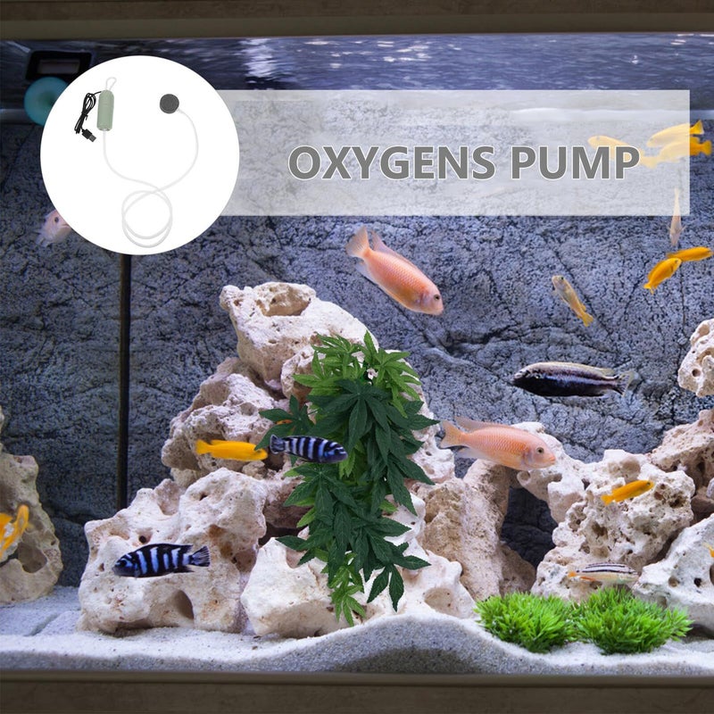 Mini Portable USB Air Pump Silent Oxygen Bubbler for Indoor Fish Tanks Aquarium Aerator - Image 4