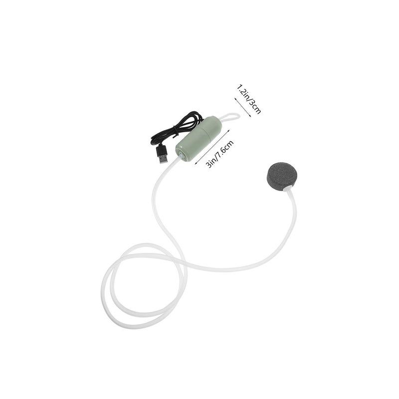 Mini Portable USB Air Pump Silent Oxygen Bubbler for Indoor Fish Tanks Aquarium Aerator - Image 3