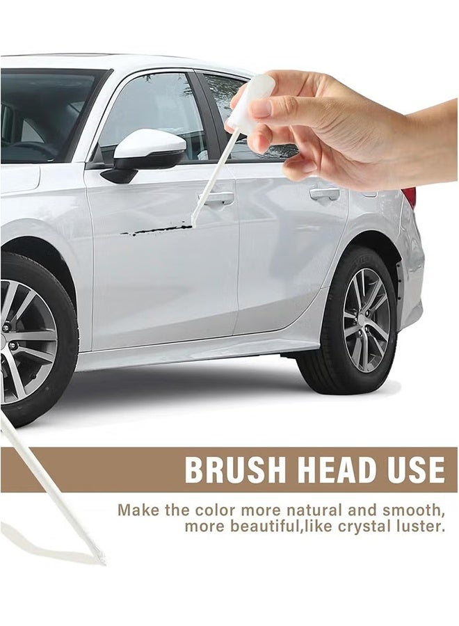 Car Scratch Remover, Car Scratch Repair, Car Accessories Car Deep Scratch Remover, Scratch Remover for Vehicles, Universal Car Touch Up Paint for Deep Scratches, 12ml (White) - Image 4