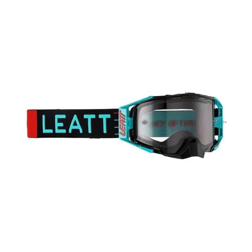Leatt Goggle Velocity 65 Adult Turquoisewith Light Grey Lens - Image 1