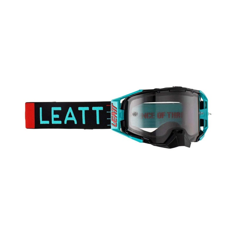 Leatt Goggle Velocity 65 Adult Turquoisewith Light Grey Lens - Image 2