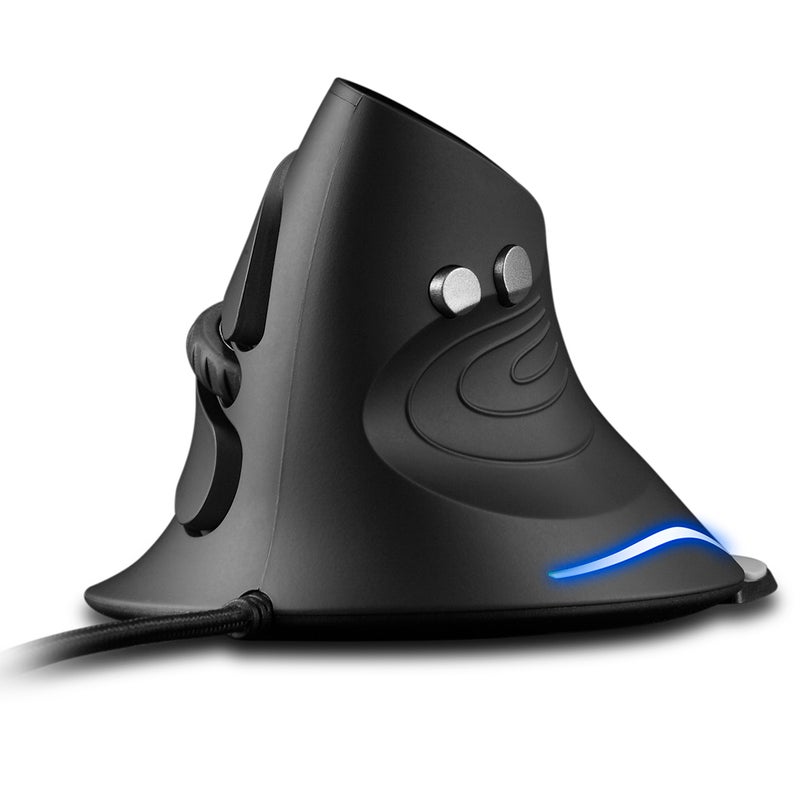 فأرة ألعاب مُحسنة من الناحية الجسدية سلكية ضوئية عمودية USB سلكية ZELOTES T-30 ب6 مفاتيح وبمعدل DPI قابل للتعديل إلى 4 مستويات لأجهزة الكمبيوتر المحمولة والحواسيب المكتبية - Image 4