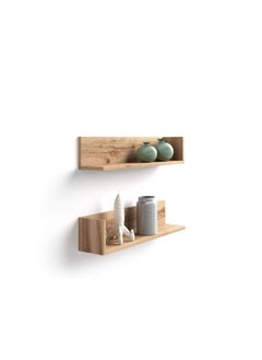 Generic 2 wooden shelves for books and accessories Made of high-quality wood 