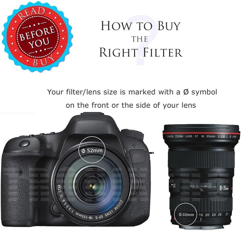 Tronixpro 52mm Pro Series High Resolution Digital Ultraviolet UV Protection Filter + Microfiber Cloth - Image 2