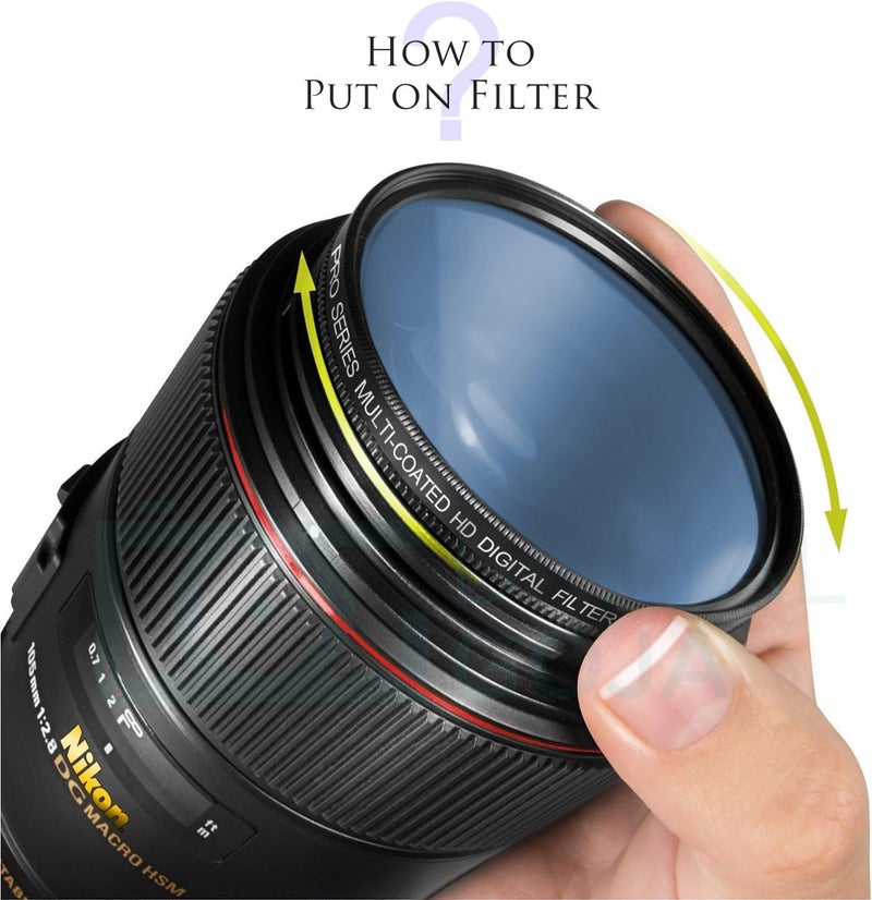 Tronixpro 52mm Pro Series High Resolution Digital Ultraviolet UV Protection Filter + Microfiber Cloth - Image 3