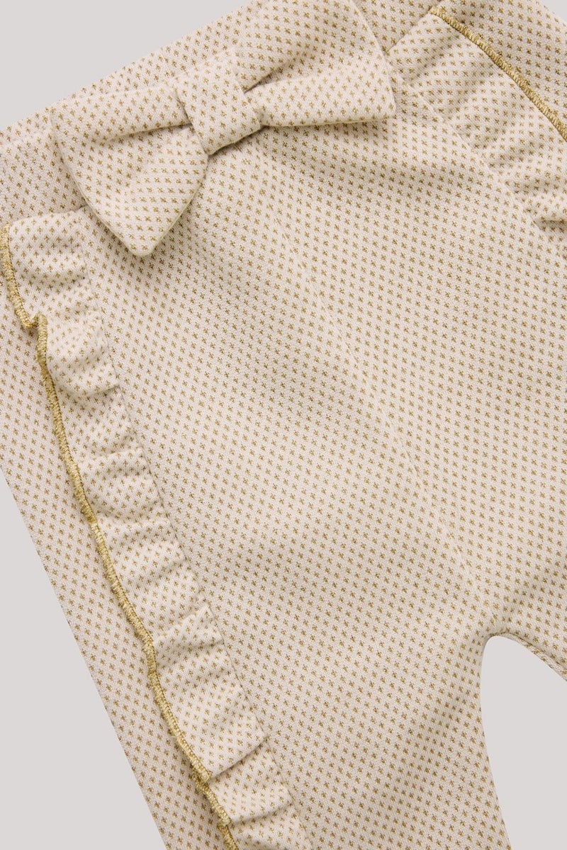 Layette Baby Girl Ecru Sweatpants  - Image 3