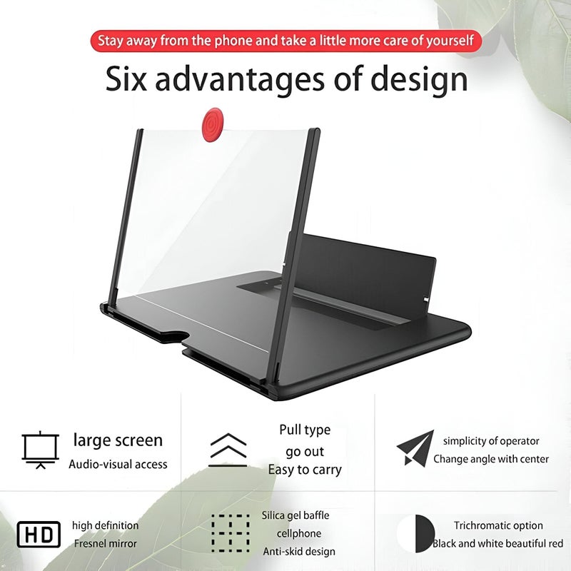 Portable Display - Foldable Screen Magnifier for Enhanced Viewing - Ideal for Movies, Series, and Gaming on the Go - Fits All Smartphone Models (Assorted Colors) - Image 4