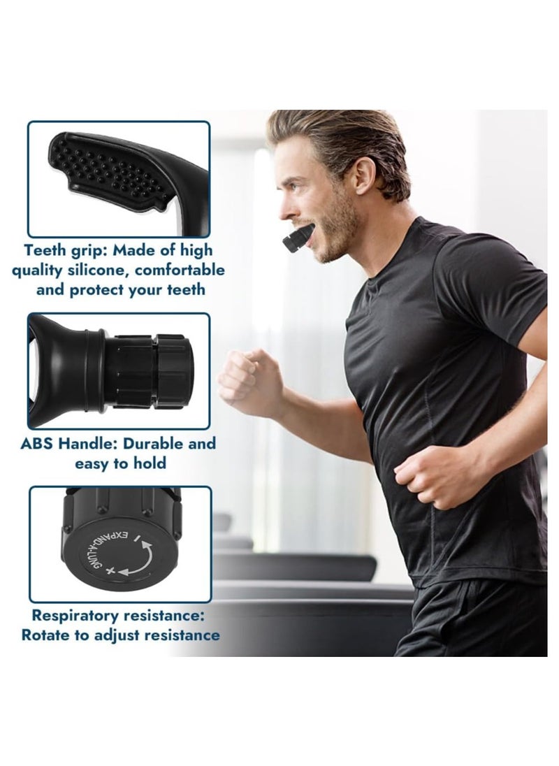 DELGREEN Lung Exerciser Expander, Lung Breathing Exerciser, Silicone Deep Breathing Exerciser, Increase Lung Capacity, Improve Sleep  - Image 3