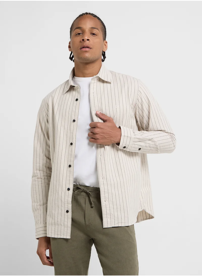 JACK & JONES Striped Regular Fit Shirt