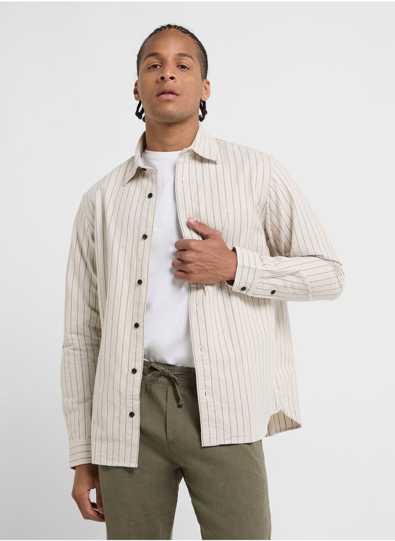 JACK & JONES Striped Regular Fit Shirt  - Image 1