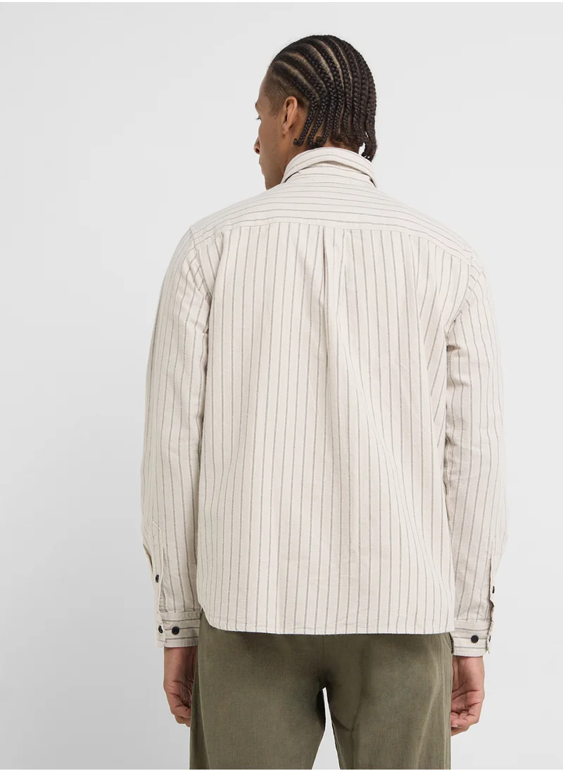 جاك اند جونز Striped Regular Fit Shirt