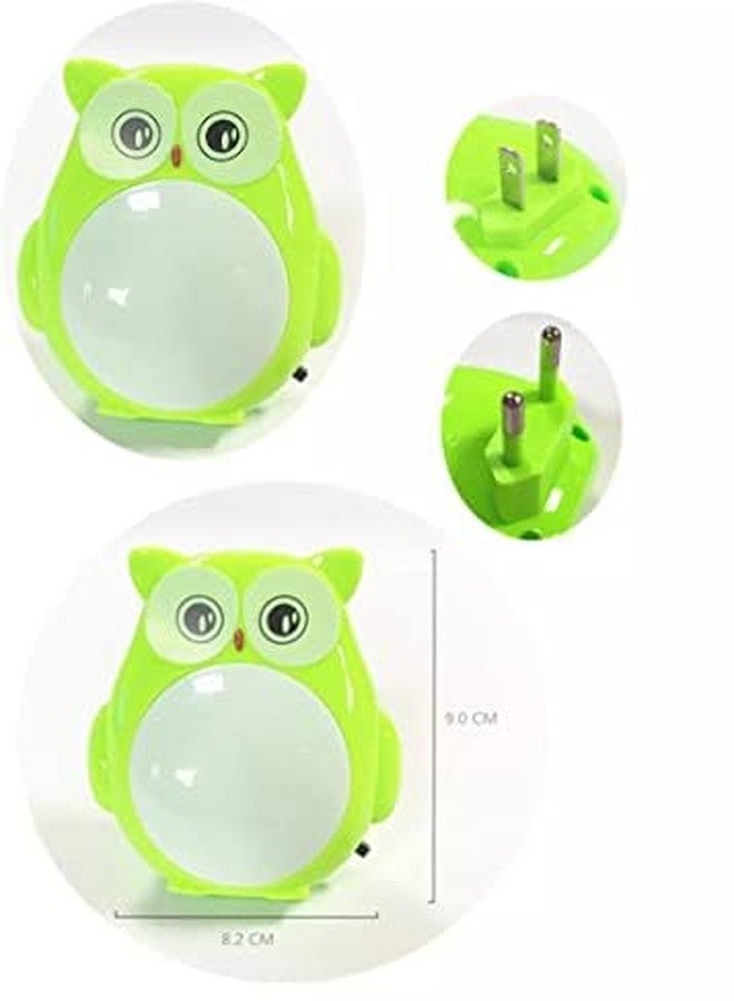 أسينشين مصباح ليلي بلاستيكي على شكل بومة من شركة أسينشن، مثالي للأطفال الرضع، هدية رائعة لحفلات أعياد الميلاد، متعدد الألوان (عبوة من قطعة واحدة). - Image 2