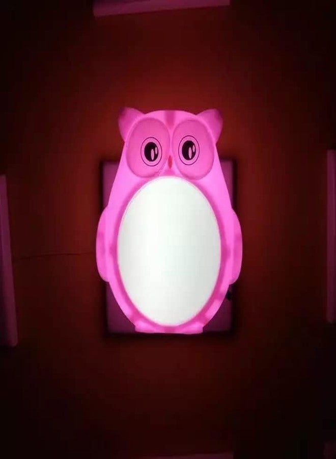 أسينشين مصباح ليلي بلاستيكي على شكل بومة من شركة أسينشن، مثالي للأطفال الرضع، هدية رائعة لحفلات أعياد الميلاد، متعدد الألوان (عبوة من قطعة واحدة). - Image 3