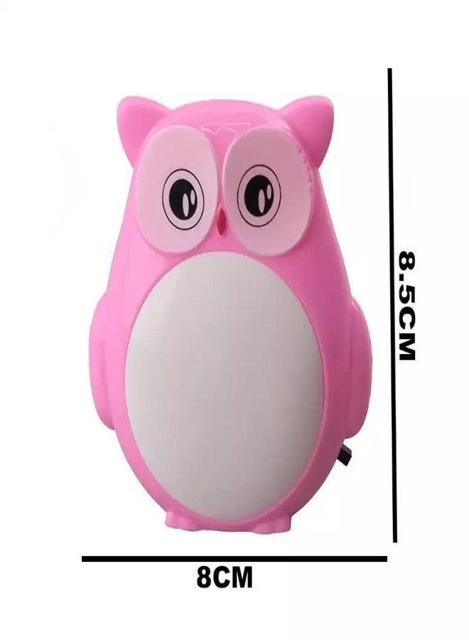 أسينشين مصباح ليلي بلاستيكي على شكل بومة من شركة أسينشن، مثالي للأطفال الرضع، هدية رائعة لحفلات أعياد الميلاد، متعدد الألوان (عبوة من قطعة واحدة). - Image 5