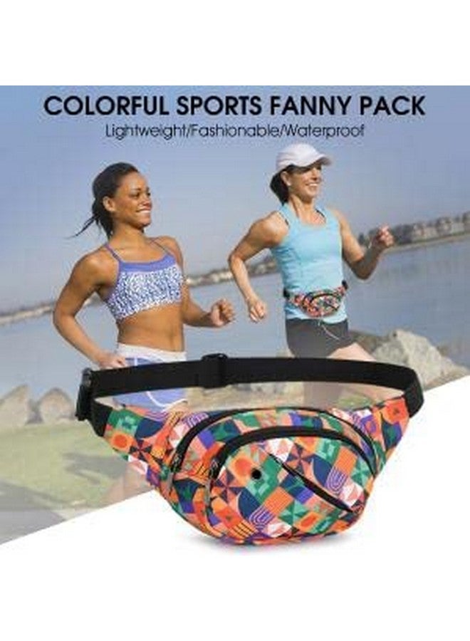 GUSTAVE® Ultra-Light Waist Bag With Adjustable Strap, Waterproof Nylon Large Capacity Fanny Pack for Men & Women - Ideal for Travel, Hiking, Sports & Daily Use - Image 2