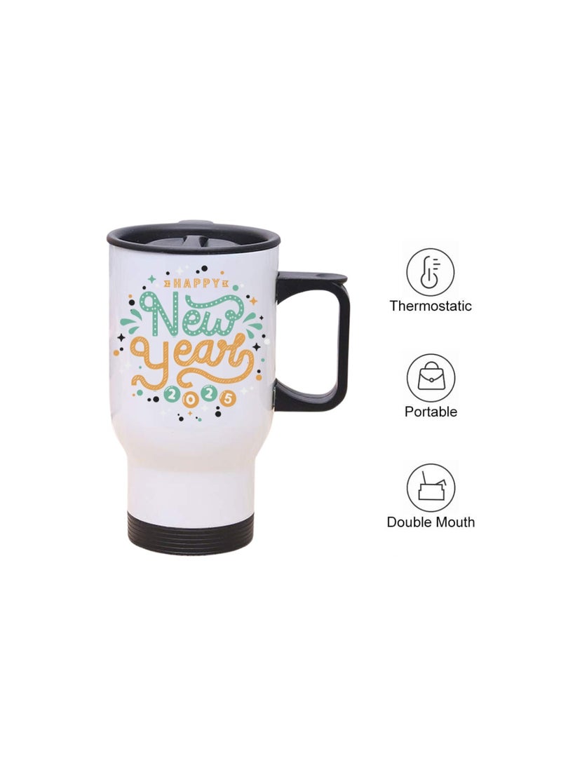 PRINTSHOP4ME Happy New Year Design Printed Travel Mug With New Year Theme Suitable Gift For Family And Friends And Special Person  - Image 3