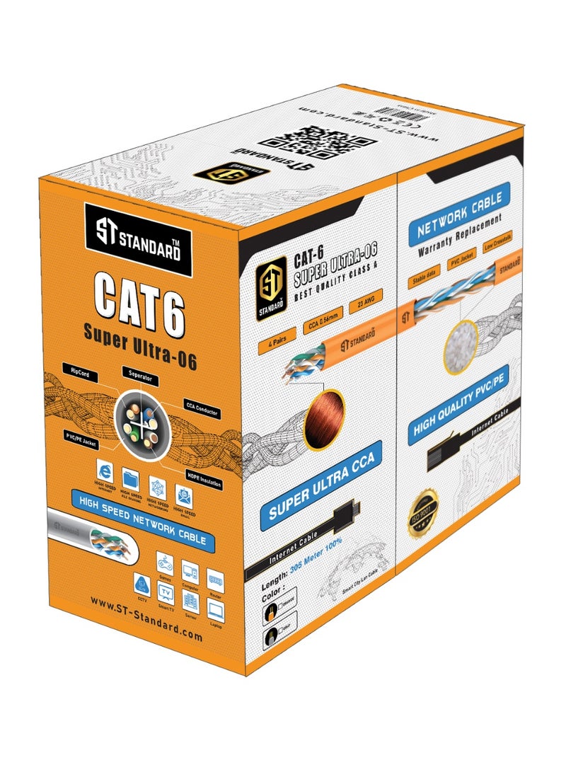 ستاندرد كابل نت من ستاندرد عالي الجوده 305 متر - Image 2