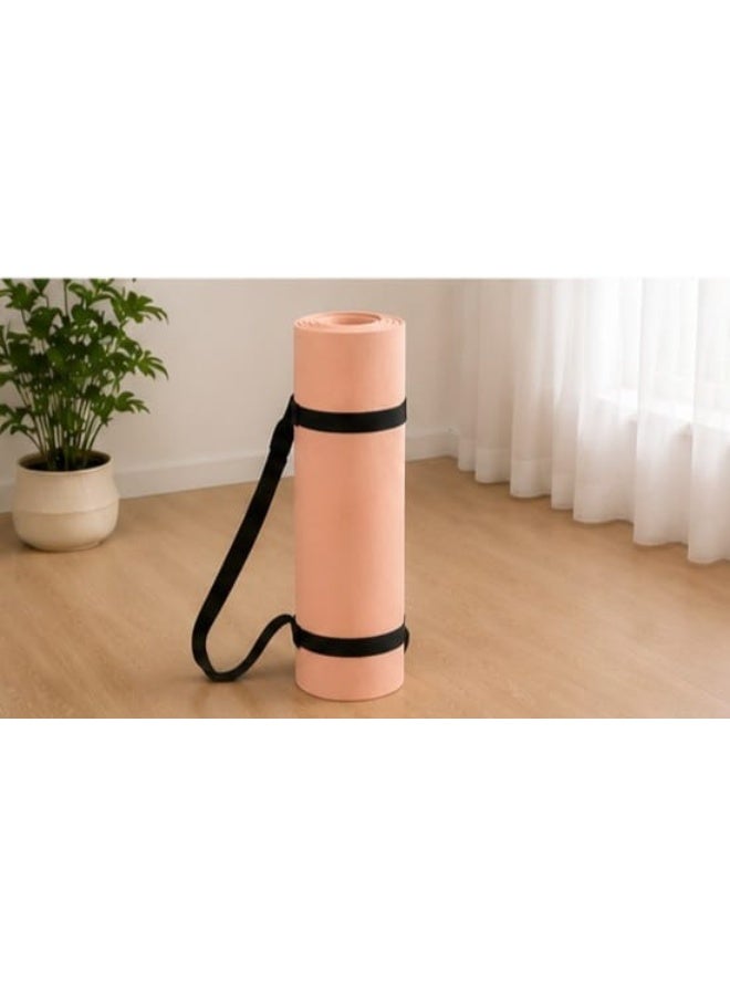 15mm Thick Yoga and Exercise Mat with Carrying Strap – Non-Slip Fitness Mat - Image 5