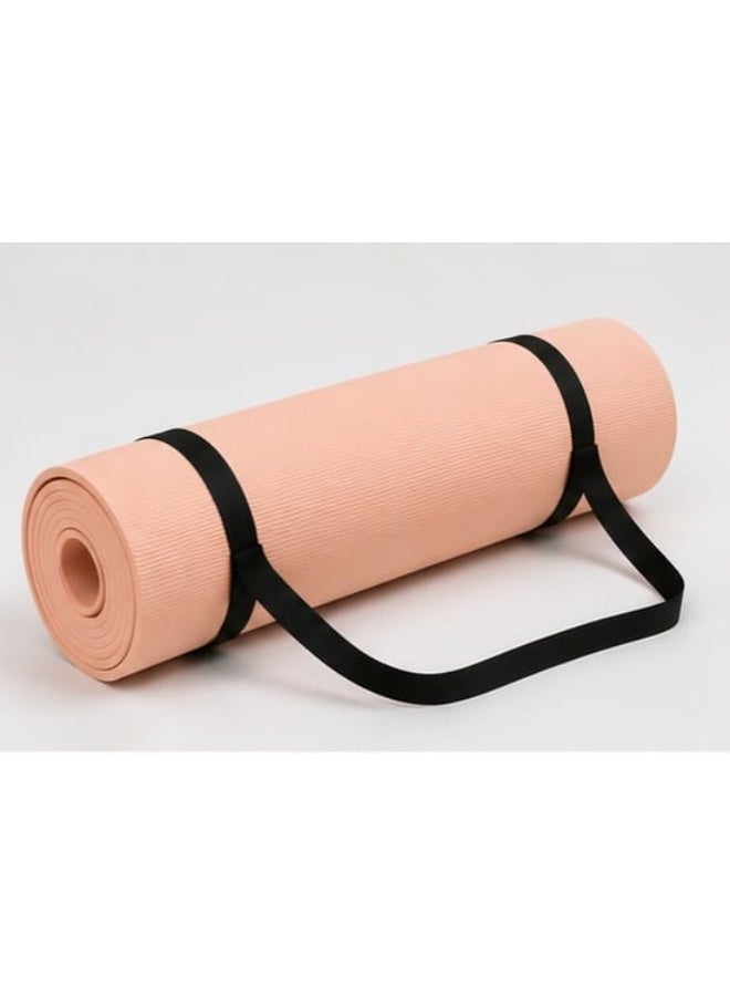15mm Thick Yoga and Exercise Mat with Carrying Strap – Non-Slip Fitness Mat - Image 1