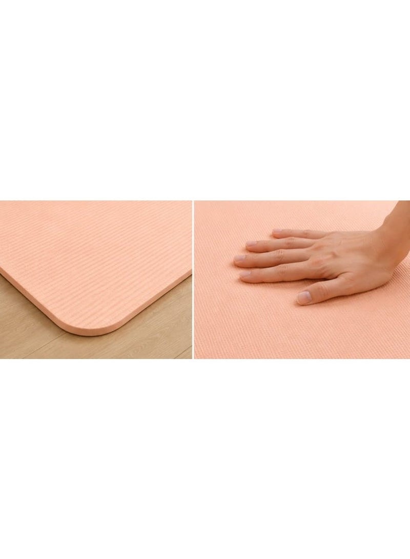 15mm Thick Yoga and Exercise Mat with Carrying Strap – Non-Slip Fitness Mat - Image 2