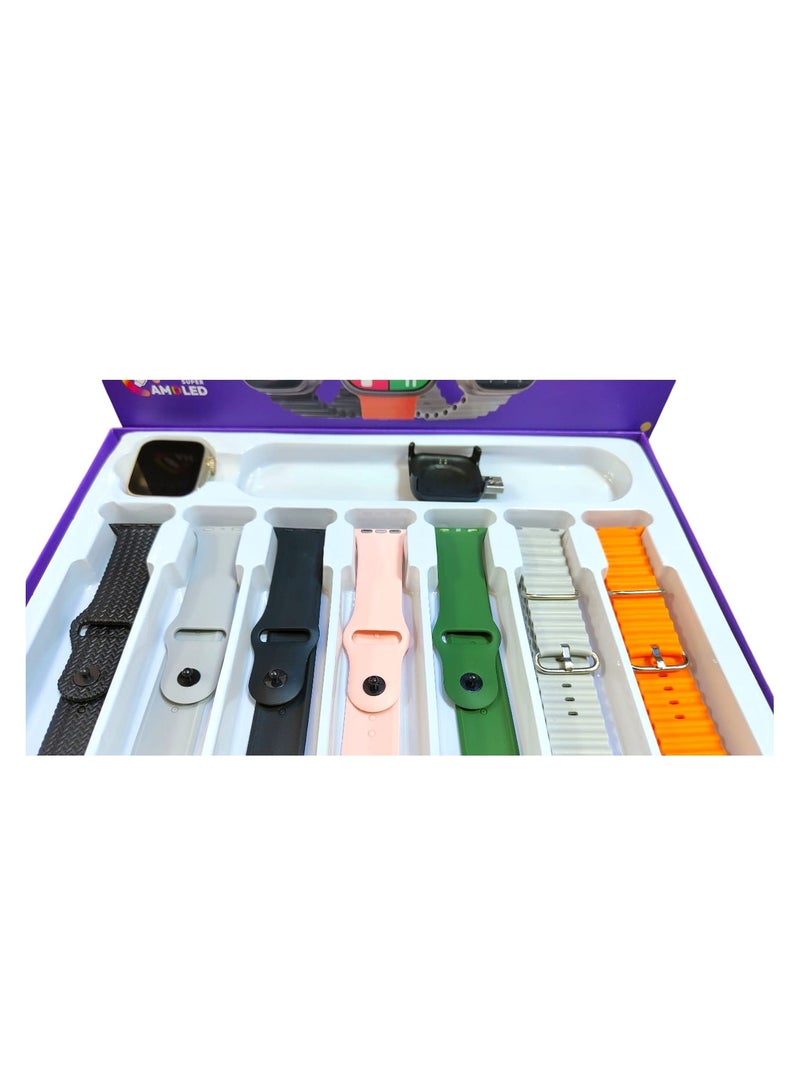 Micro Speed Ultra 9 Smart Watch 49mm – Multi-Function Super AMOLED Display, Wireless Charging, Fitness & Health Tracker - Image 3