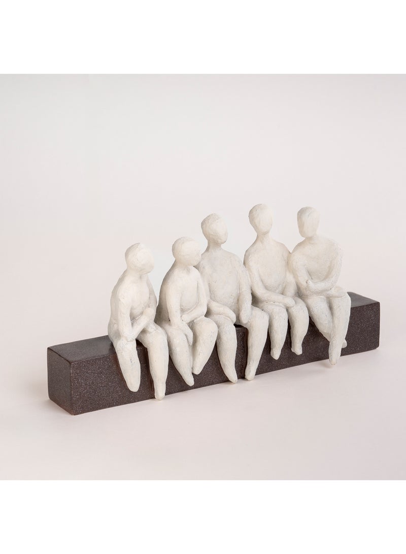 هومز تحفة اوف وايت سيراميك 40.6*9.3*18.5 سم - Image 2